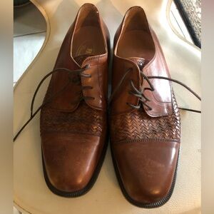 Browns Couture Men’s leather woven dress shoes 42